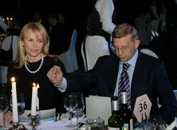 Владимир Евтушенков с женой