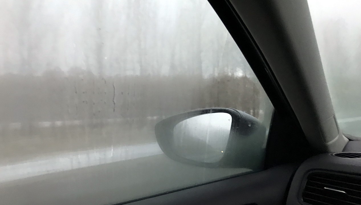 Water in car