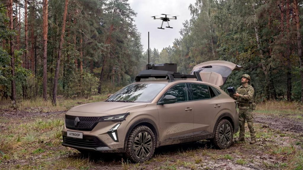 Renault створила багатоцільовий автомобіль, який керує військовими безпілотниками та контролює поле бою